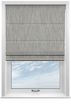Clarendon, Serene Grey - Twist&Fit Roman Blind